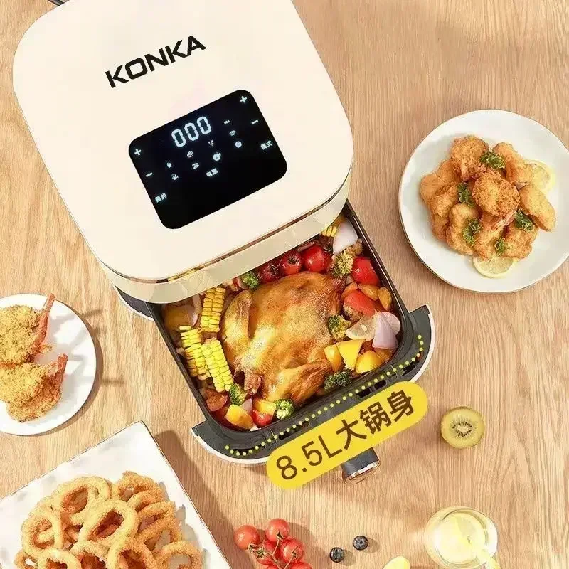 KONKA visual air frying pan, intelligent oil-free multi-function new electric frying pan, household oven integrated Air Fryers