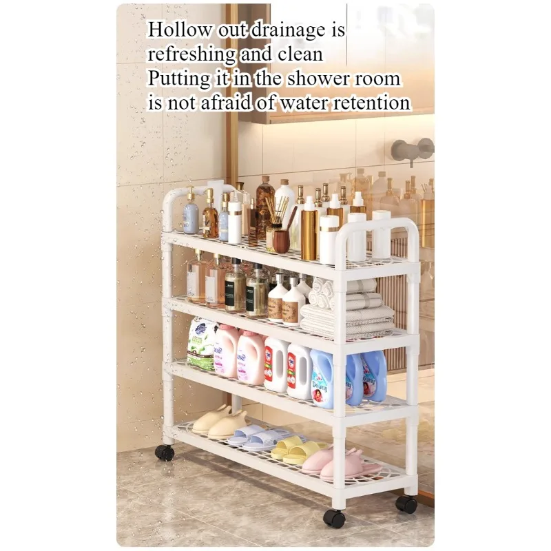 Simple shoe rack multi-layer mobile rental house door small narrow entry shoe cabinet dormitory multi-functional shoe