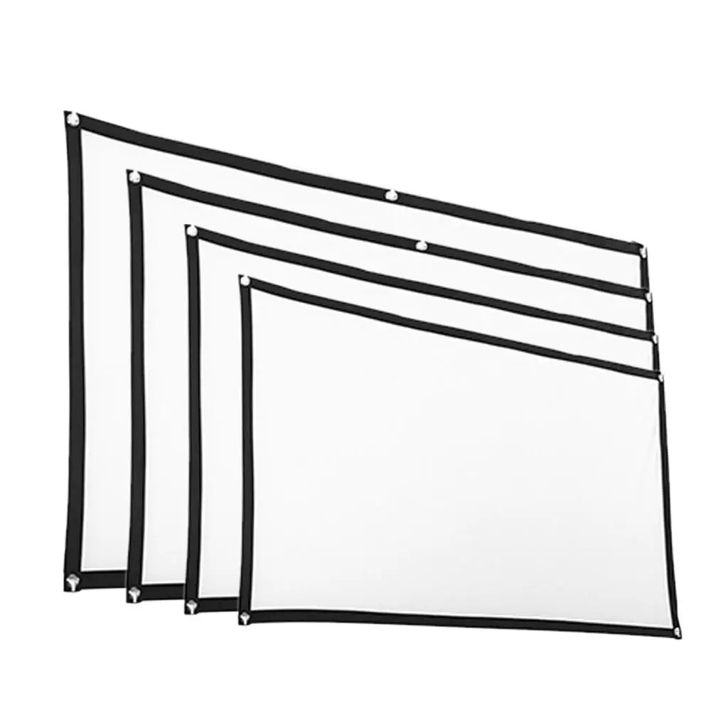 

Portable Outdoor Projector Screen Soft Screen for Home Theater