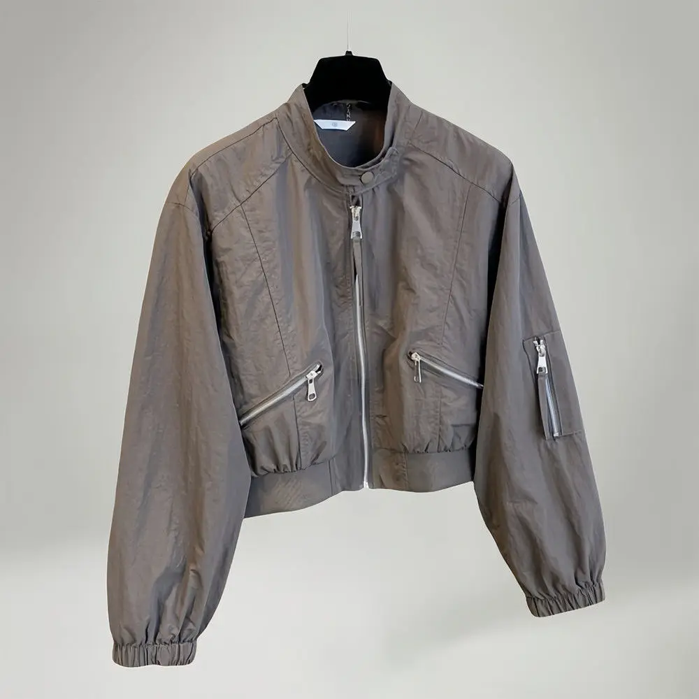 

Осень 2025 г., новая утягивающая универсальная модная повседневная куртка, пальто