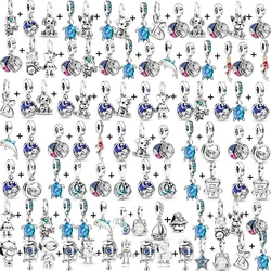 2Pcs/Lot Sterling Silver Color Fox Charm Beads For Original Brand Bracelets. Women's Birthday Boutique Fashion Jewelry Wholesale