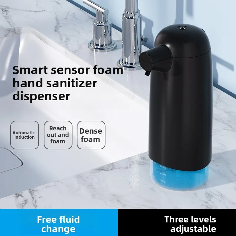 

550 мл полностью водонепроницаемый зарядный интеллектуальный инфракрасный датчик дозатор мыла и жидкости автоматическая машина для дезинфицирующего средства для рук с пеной