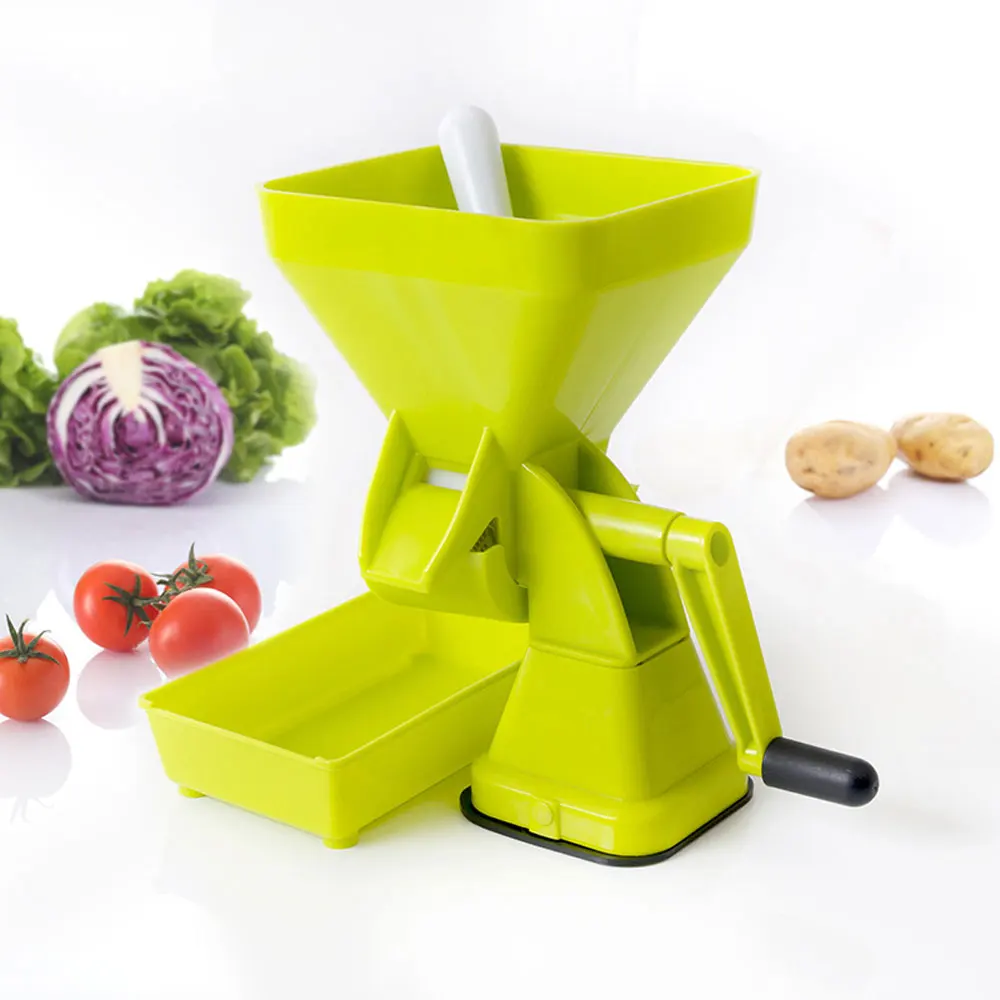 عصارة يدوية آلة عصير الفاكهة والبرتقال خلاط الطماطم آلة صلصة الطماطم خلاط العصير الطازج