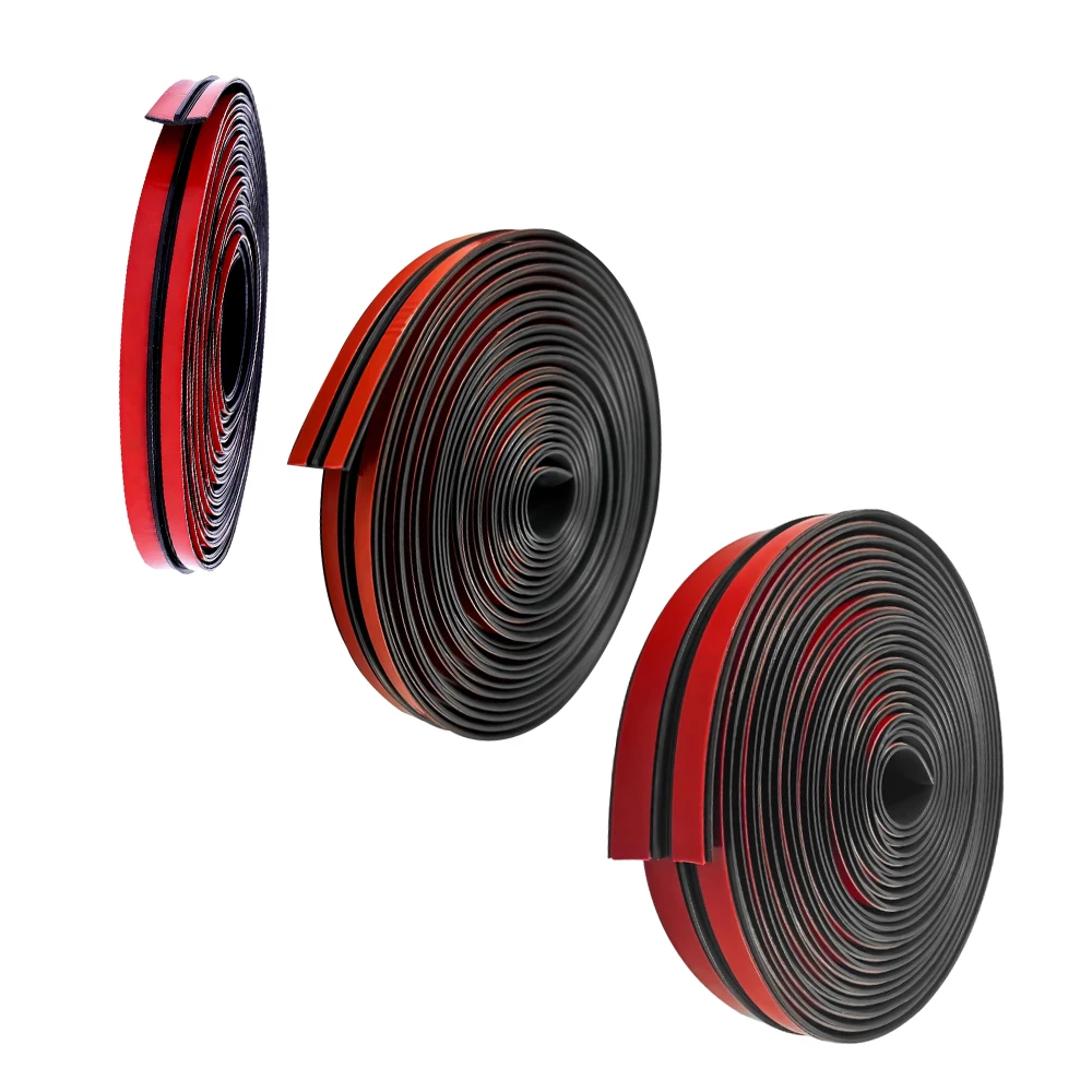 Universal Windshield Rubber Seal Strip for Cars SUVs Trucks RVs 14mm 19mm 30mm Gap Filling Weatherstrip Edge Trim