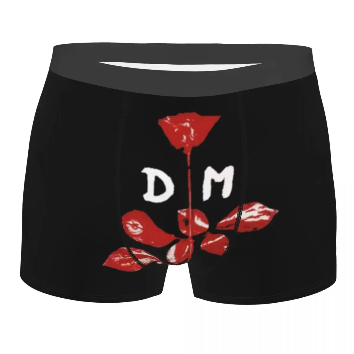 Custom Depeches Cool Mode Underwear Men Breathable Music Boxer Briefs Shorts Panties Soft Underpants For Homme