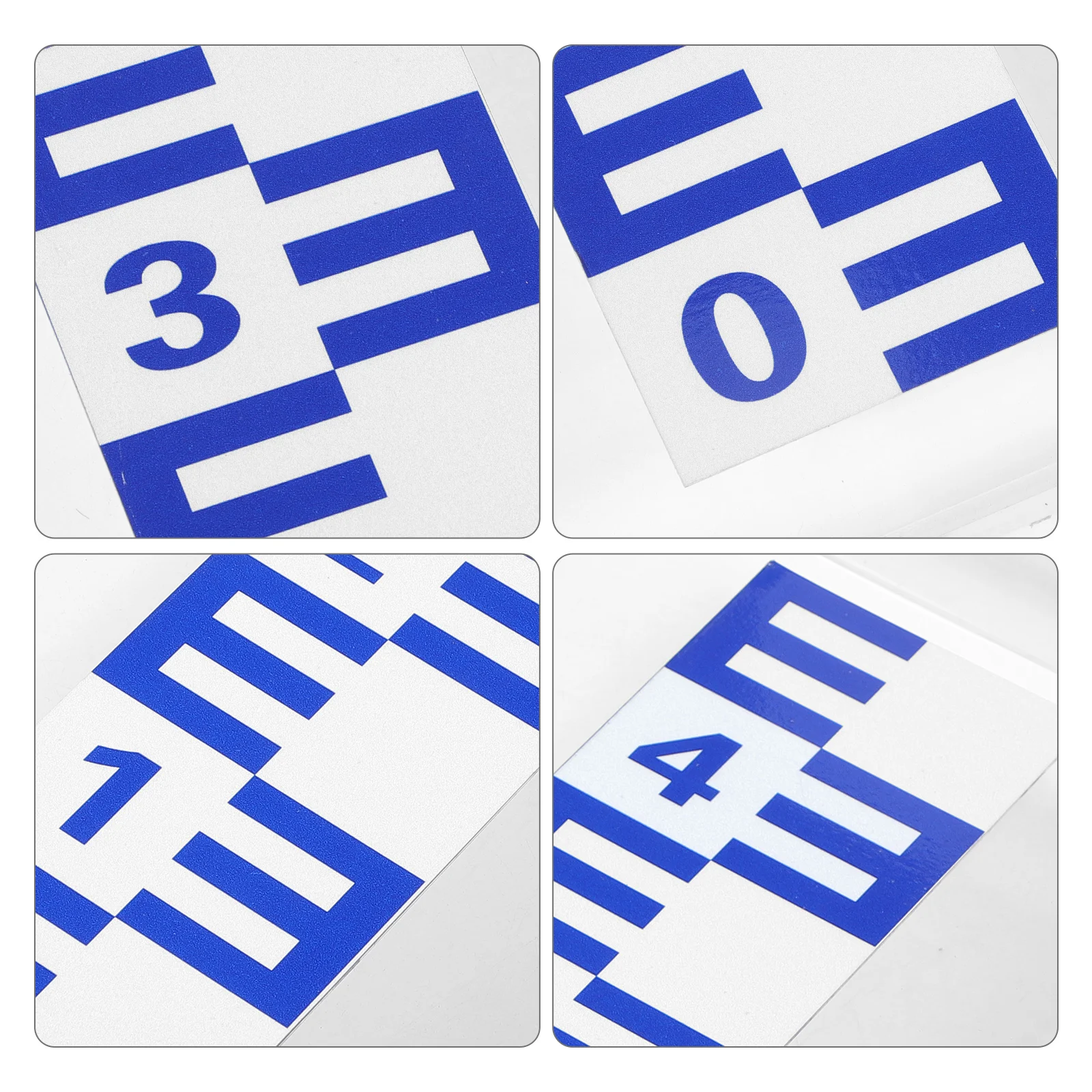 

2pcs Level Gauge Sticker Reflective Self-Adhesive Water Level Indicator For Pool Pond Lake Water Shortage Reminder Meter