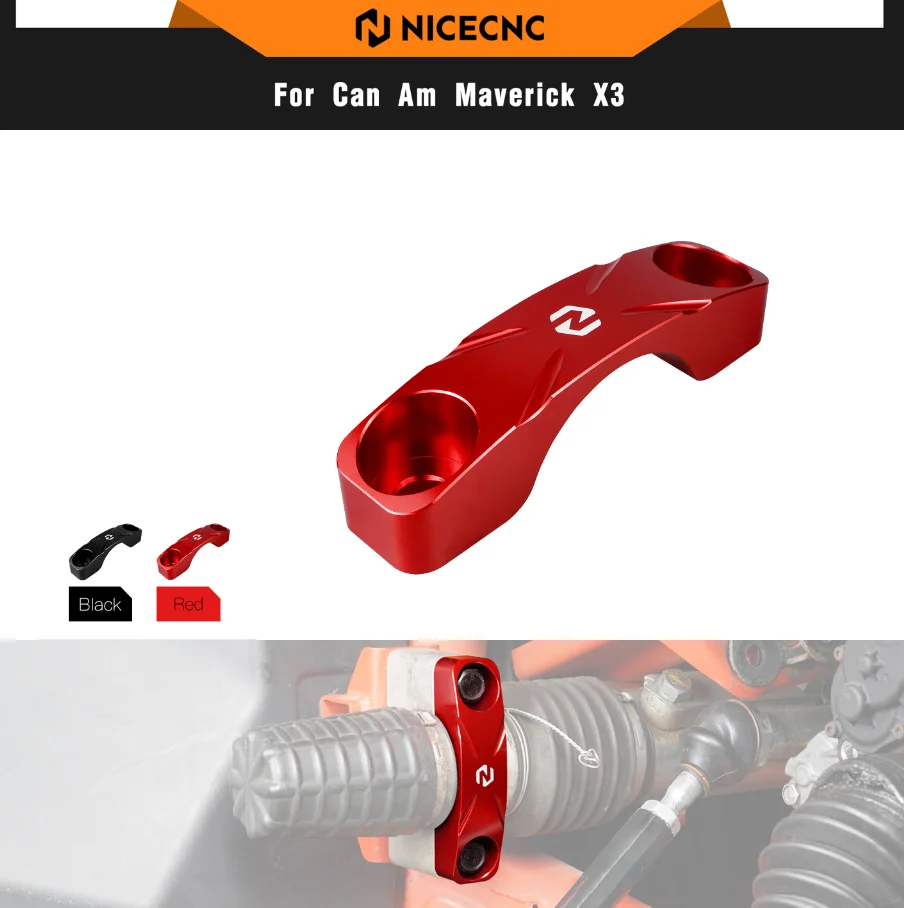 

UTV X3 Reinforce Steering Rack Mount Plate For Can-Am Maverick X3 Max R RR 4x4 2017-2021 Aluminium Alloy 709402021