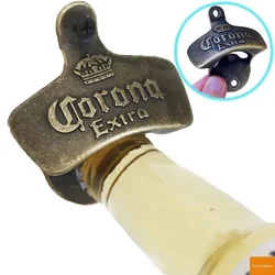 Retro Bar Wall Decorative Bottle Opener Wall Mounted Hanging Openers Tools Alloy Electroplating Process Bar Cafe Wall Decoration