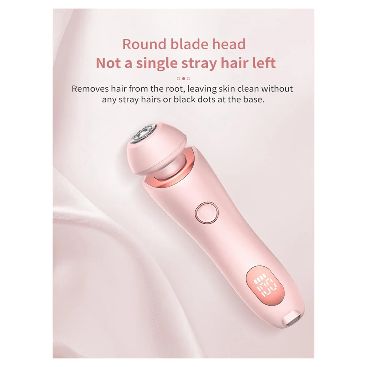 Epilierer, schmerzlose Haarentfernung, 2-in-1-Elektrorasierer für Frauen, Bikini-Trimmer für Schamhaare, nass und trocken, A