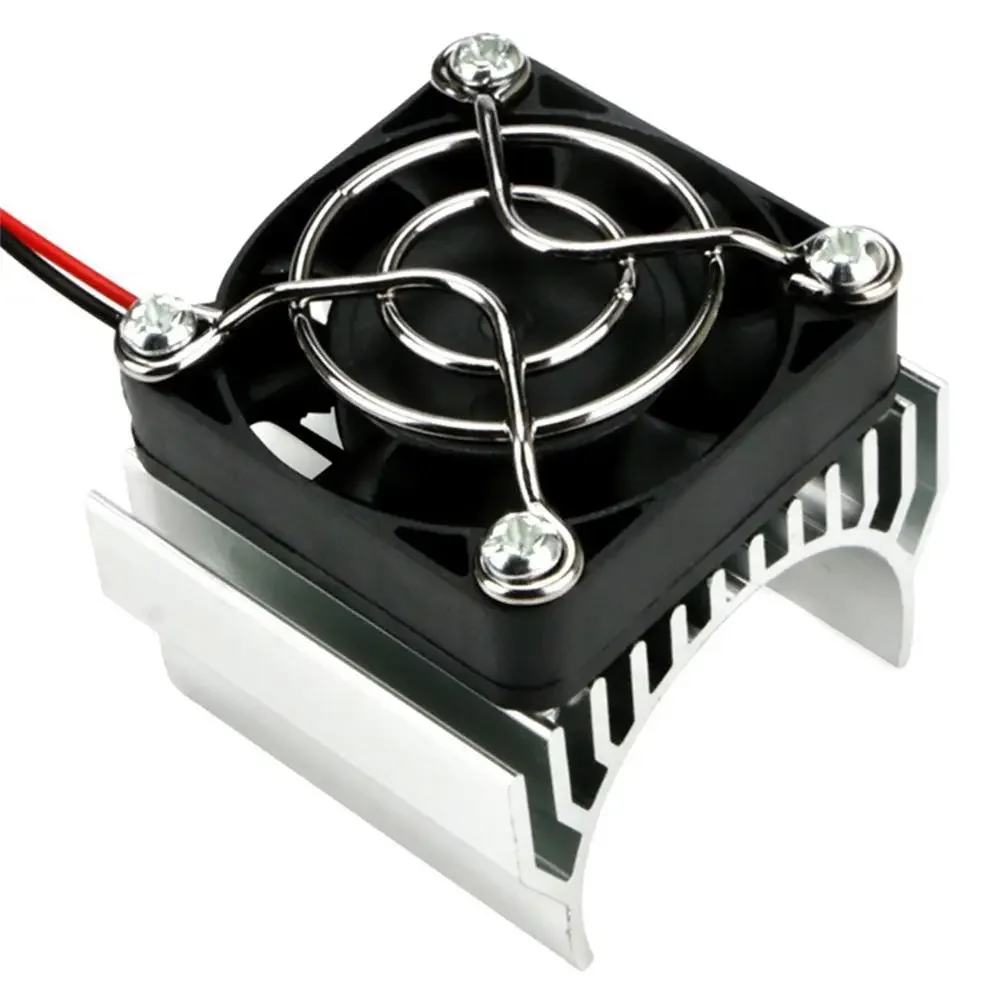 540/550/ Motor Heat Sink Cooler Heat Fin 36mm Diameter Radiator/cooler 4010 Dc 5v Cooling Fan For Rc Model Car Traxxas Hsp Scx10