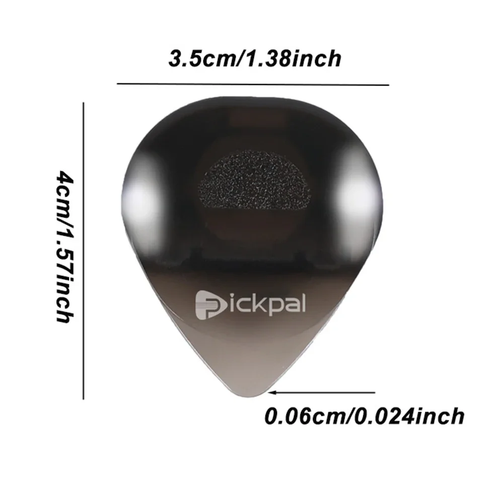 2/1PCS Glowing Guitar Picks Non-slip Guitar Pick Jazz Plectrum LED Light For Electric Acoustic Guitar Bass Folk Color Bling Pick