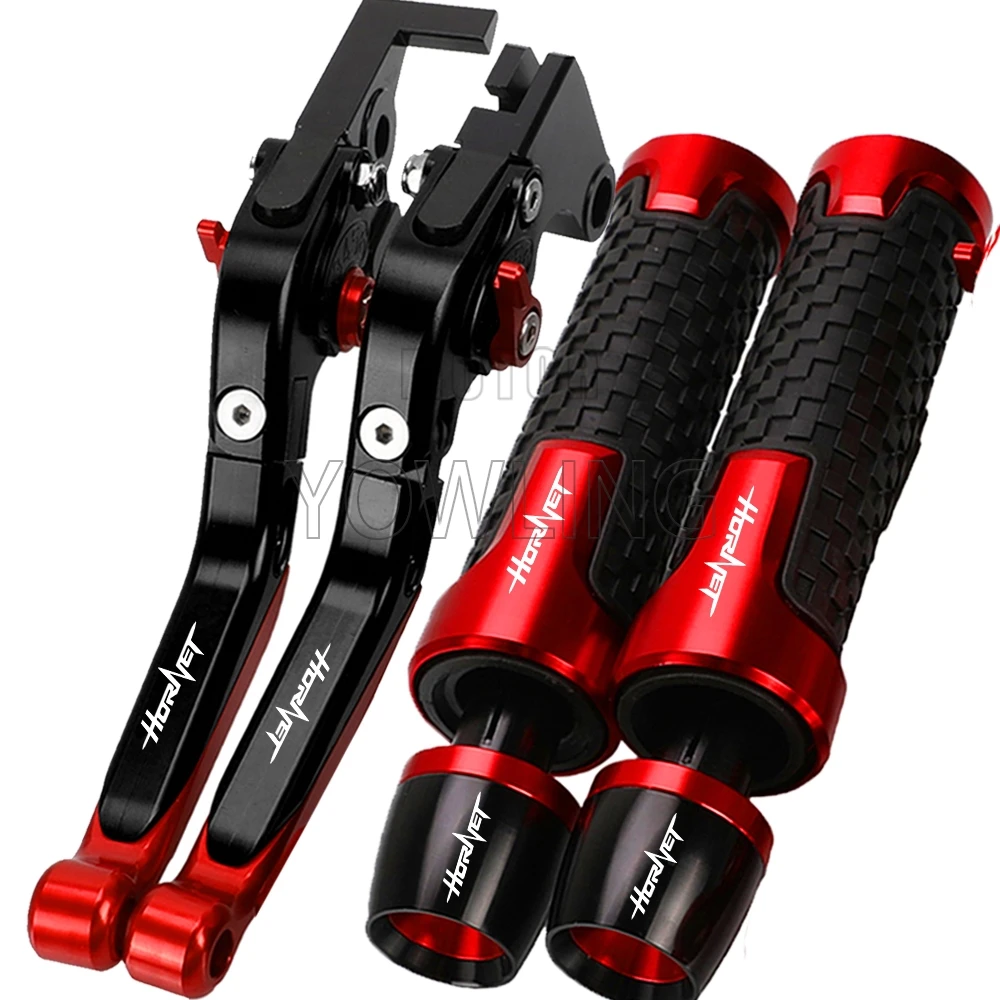 

Motorcycle Brake Clutch Levers Hand Handlebar Grips Ends CB919 cb900f hornet 2001-2008 For HONDA CB599 CB600F HORNET 1998-2006