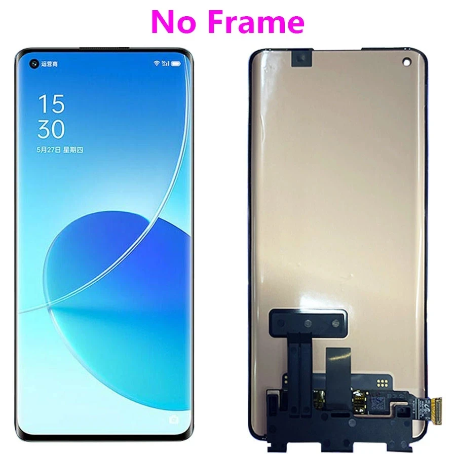 Original For Oppo Reno6 Pro 5G LCD Display Screen+Touch Panel Digitizer Replacement 6.55\