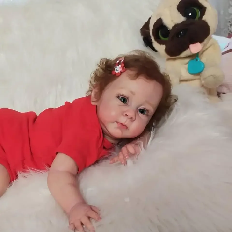 58CM Huxley Reborn Finished Already Painted Girl Doll with High Quality 3D skin multiple Layers Painting Visible Veins