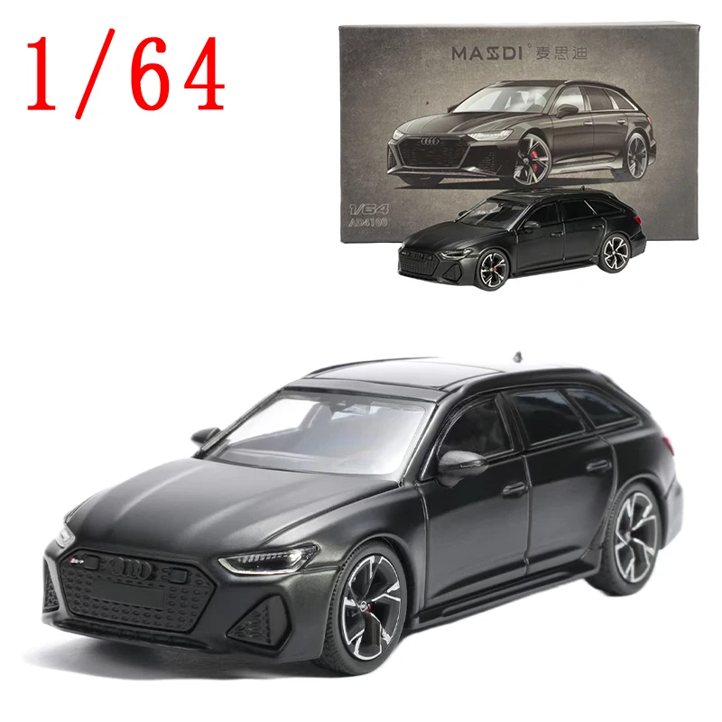 

MASDI Diecast 1/64 Scale Audi RS6 Alloy Car Model Audi RS6 Avant Play Vehicles Toys for Boys Gift Original Box