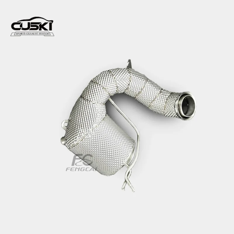 

Выхлопная труба для Volkswagen Golf 8,5 1,5 т, выхлопная труба из нержавеющей стали с теплозащитным экраном, аксессуары, обновление, выходная мощность управления