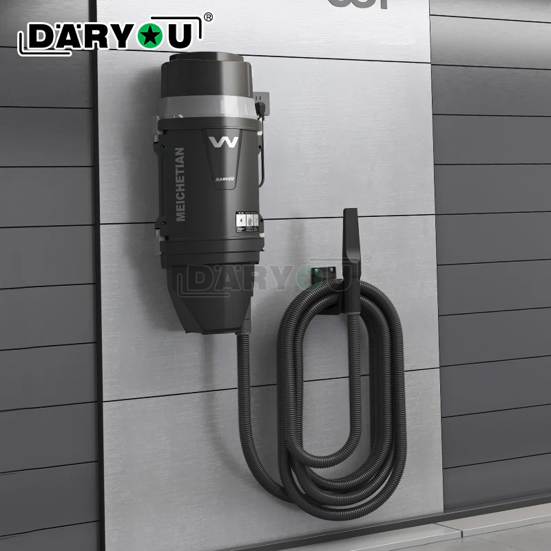 DarYou Wall Mounted Garage and Car Vacuum with 30 Ft Hose Ideal for Jobsite Garage Car & Workshop New Technology