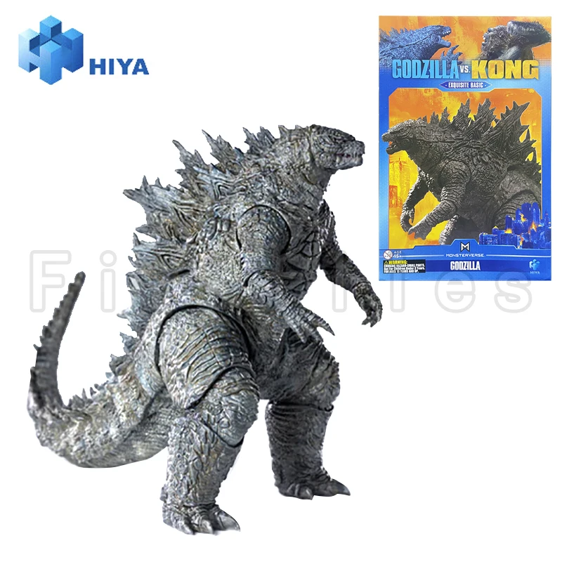 18CM HIYA 7 cali figurka wykwintna seria podstawowa GODZILLA VS KONG Godzilla (aktualizowana wersja) zabawka Model Anime