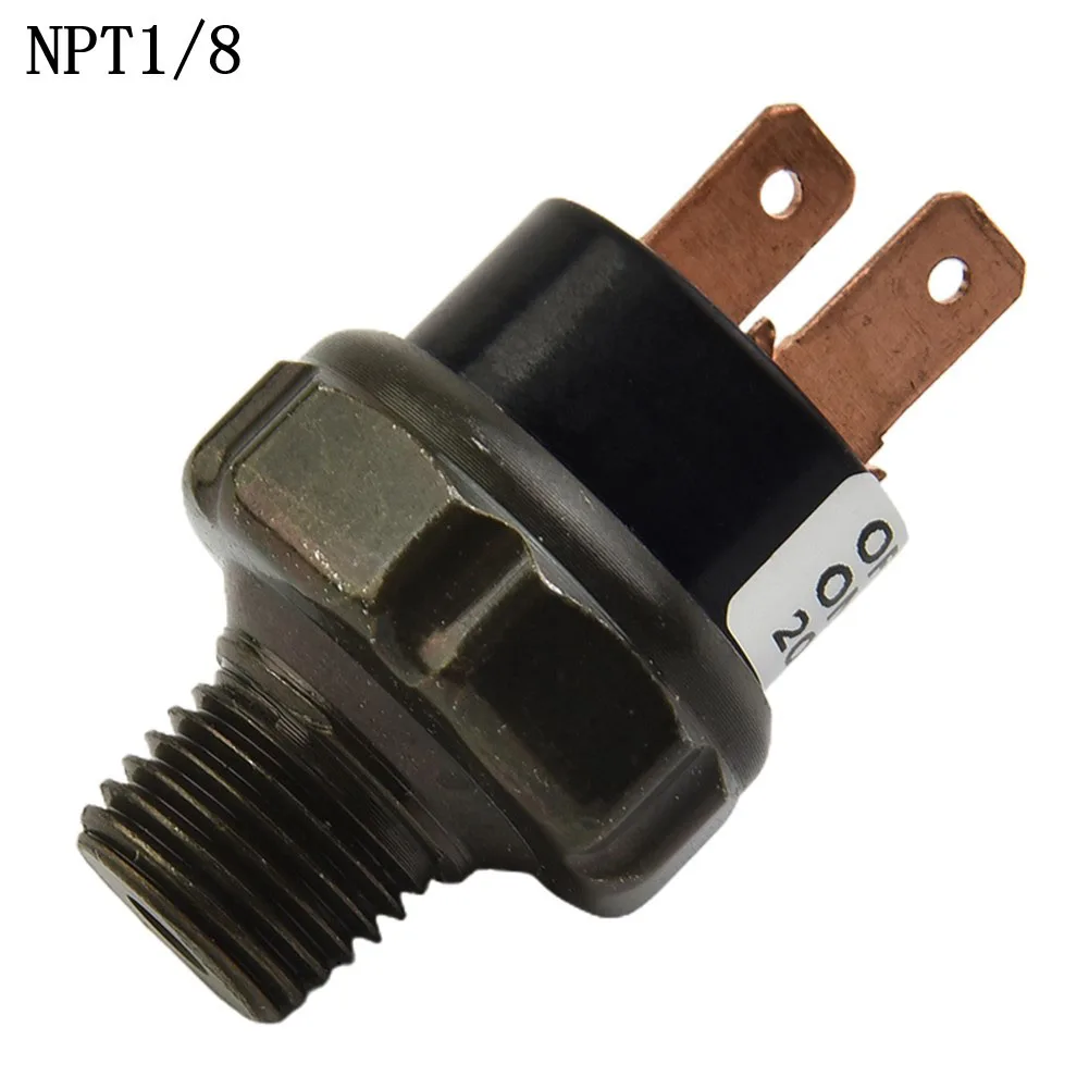 

1pc 1/8NPT Air Pressure Switch 170-200PSI Air Compressor Pressure Switch Pressure Controller Automatically For 12V DC Compressor