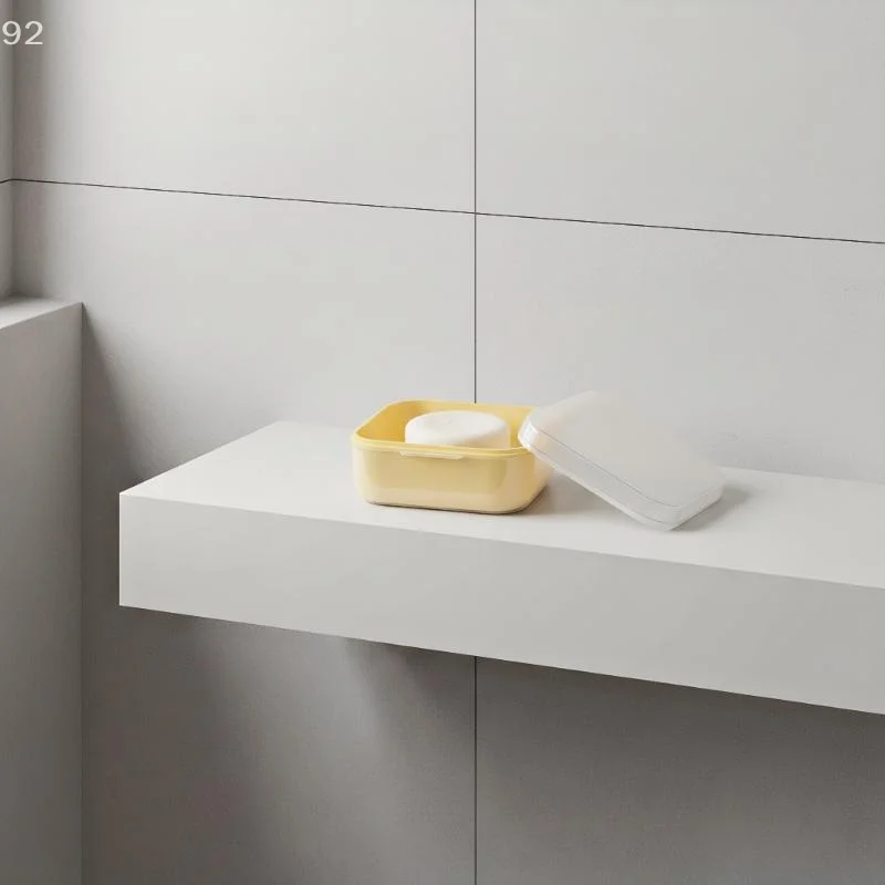 

1Pce Travel Mini Soap Box Portable Leak Proof Soap Storage Box, Suitable For Dormitory Travel, Camping