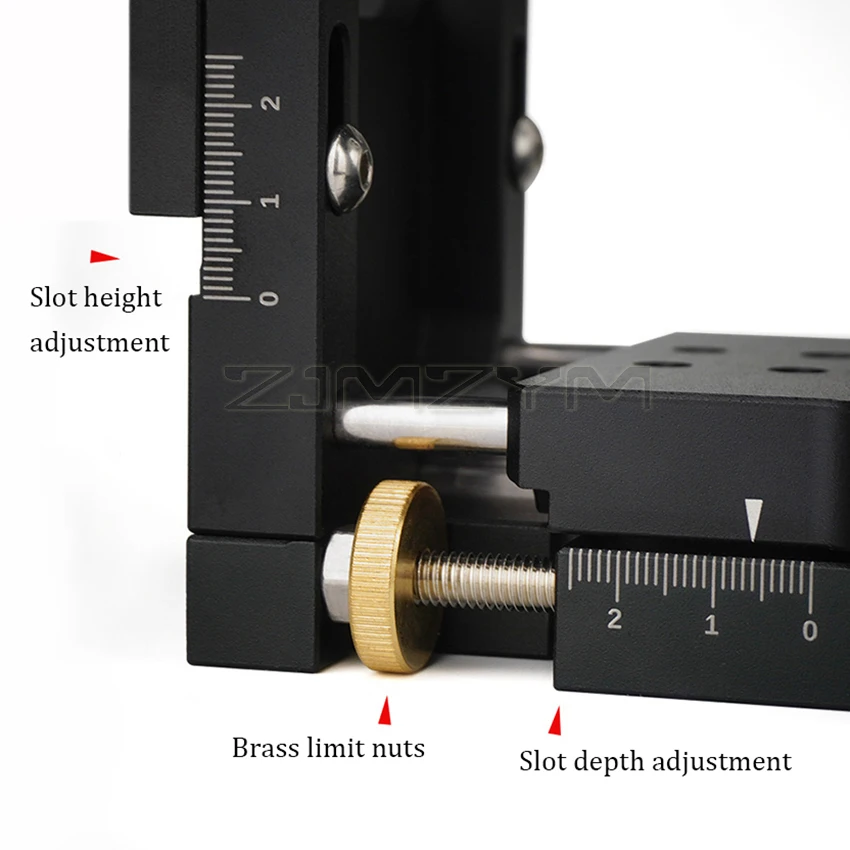 Imagem -04 - Mortising Jig Loose Tenon Joinery System Corte Corte Entalhes Acessórios em Slotting Bracket Fixadores Invisíveis