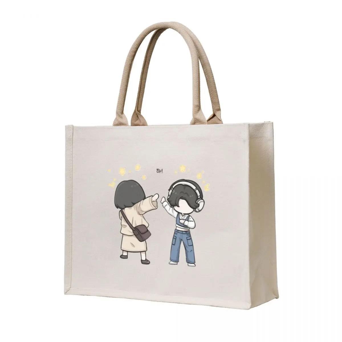 

Extraordinary Attorney Woo K drama Art Vol-3 Tote Bag Shopper handbag tote bags aesthetic Shopper bag reusable shopping bags