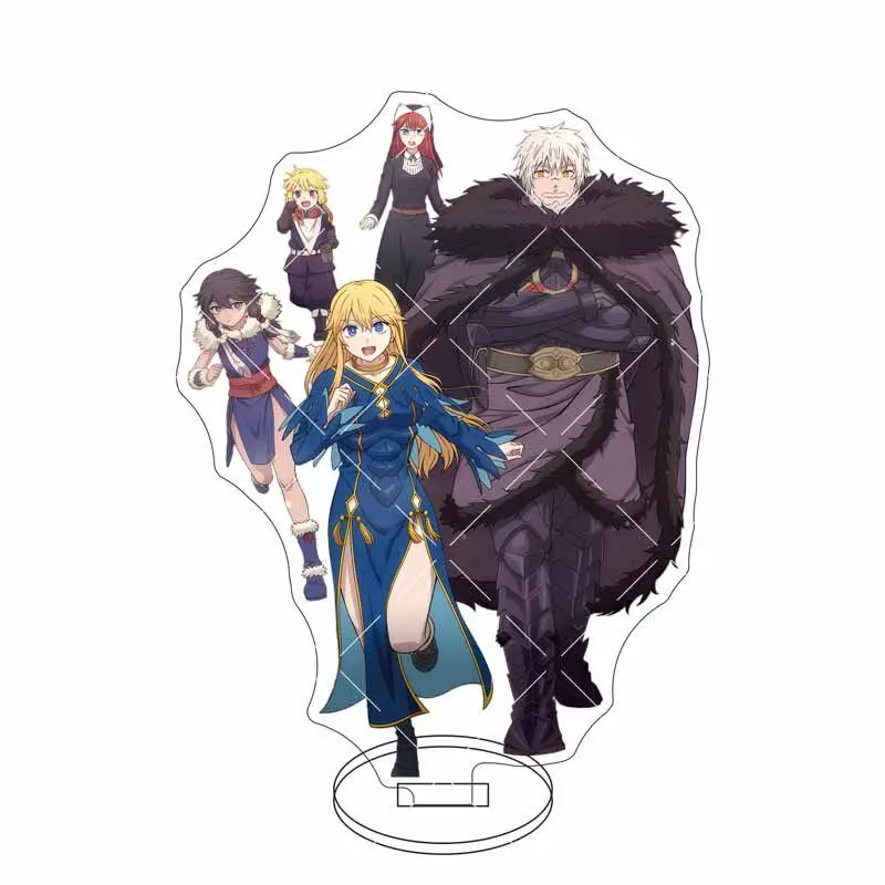 Anime de 16 cm ‌ Figura de la Princesa Guerrera y el Rey Bárbaro, Seraphina de Lavilant, Base Acrílica, Adornos y Regalos