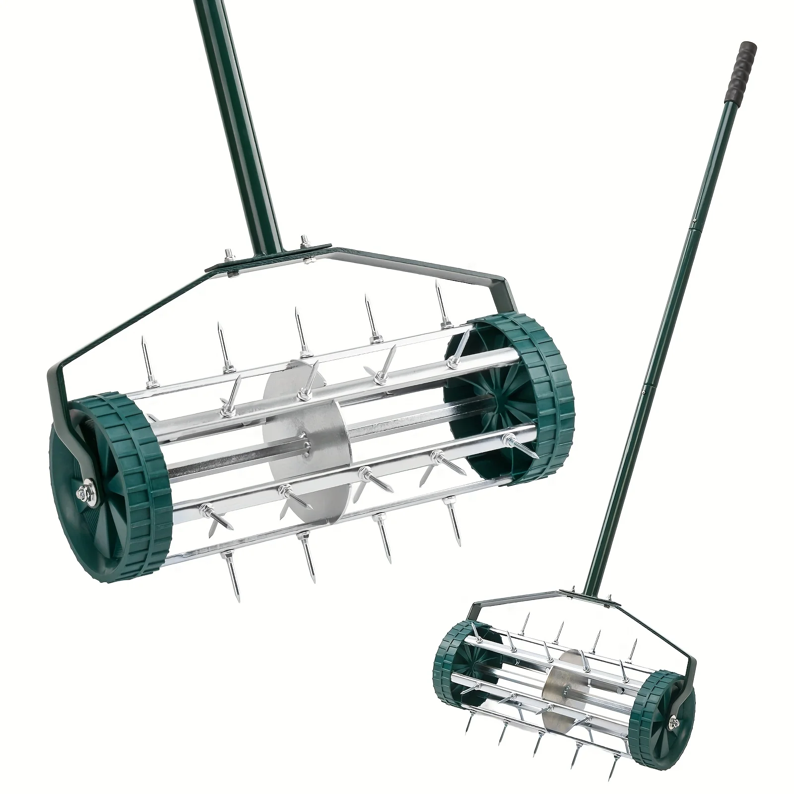 

Nail Tooth Roller Lawn Care Ventilator Garden Hand Tool for Soil Loosening in Courtyard Garden