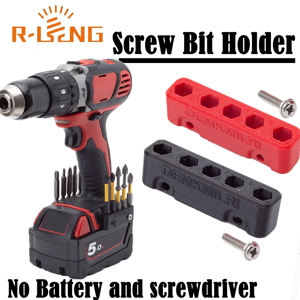 

Magnetic Bit Holder Drill Bit Organizer 5 Spots Bit Screw Set For Milwaukee 18V Power Tools Electrical Drill Accessories