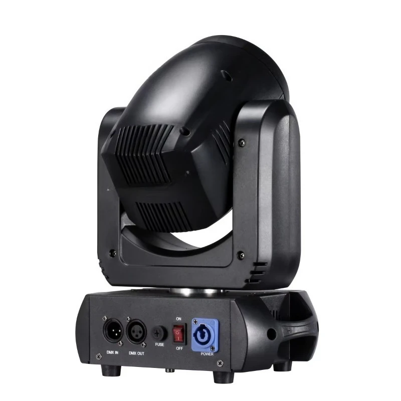 Mini 150 Watt Diode Moving Head with 18 Rotating Prisms DMX512 Control for DJ Stage Effects in Disco Bars