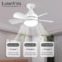LED Socket Ceiling Fans 60W with Remote Control Dimmable Screw Ceiling Fan Light Suitable Bedroom Garage Kitchen Fan AC85-265v