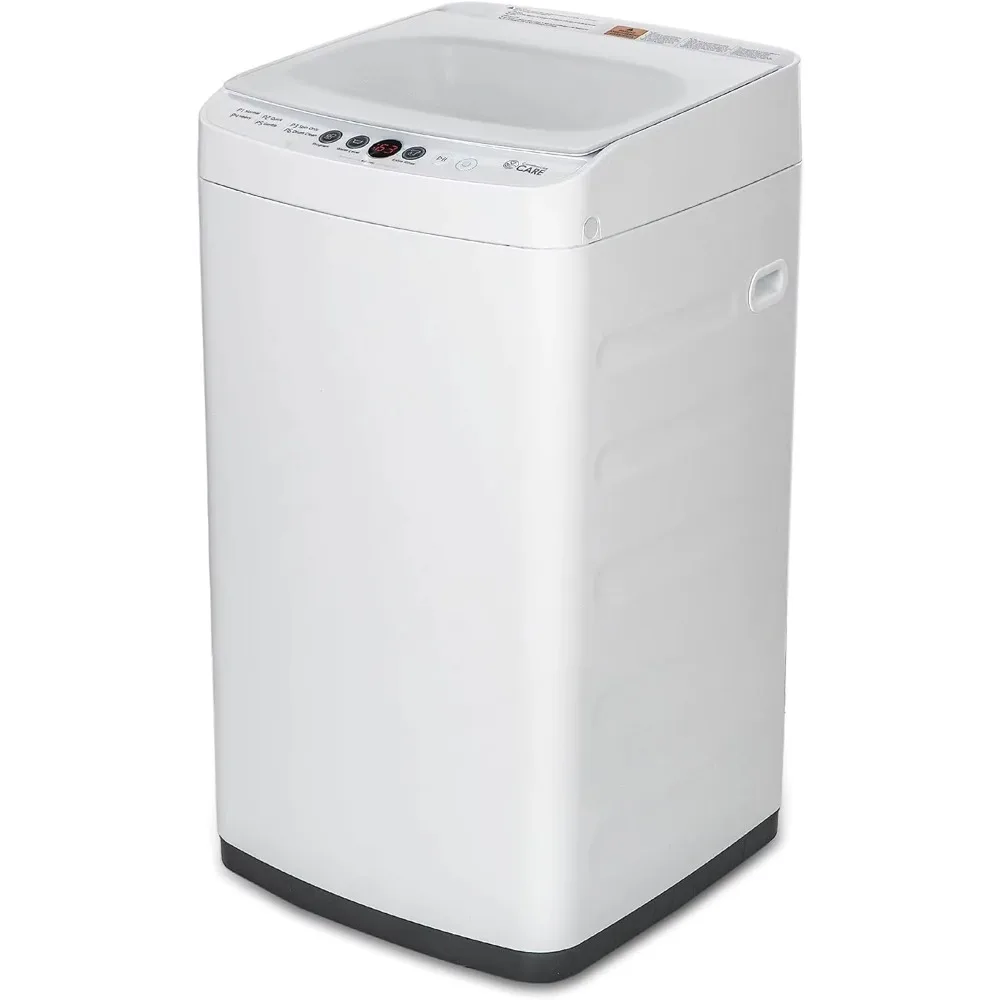 0.9 Cu. Ft. Portable Washing Machine, Compact Washing Machine with 6 Wash Cycles, Featuring 3 Water Levels