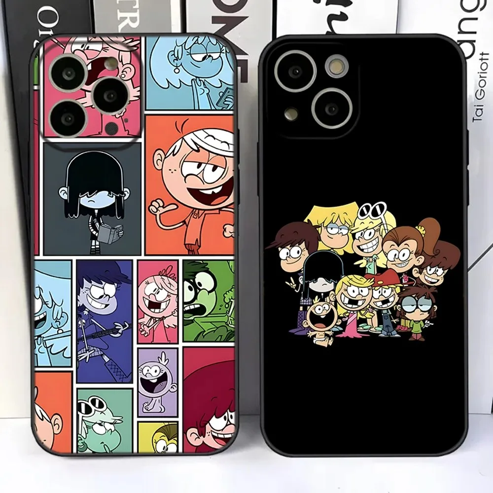 The L-loud House Long Rugs Phone Case For iPhone 15,14,13,12,11 Plus,Pro,Max,XR,XS,X,7,8 Plus,SE,Mini Silicone Soft