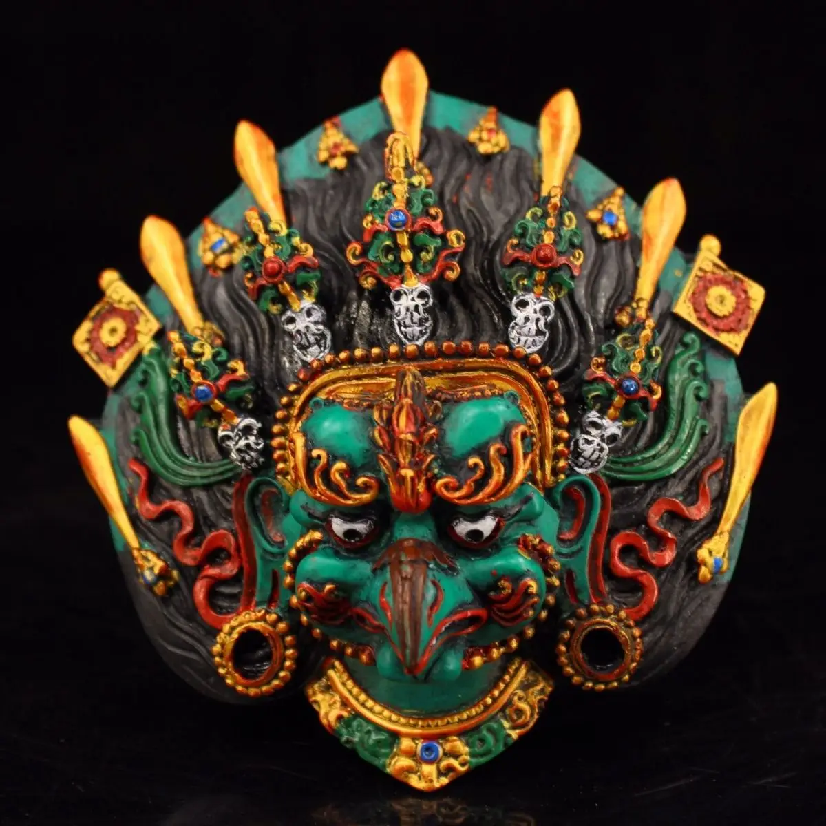 

China retro hand-painted painted Dapeng bird head pendant wall decoration of Lucky Town House Home Club