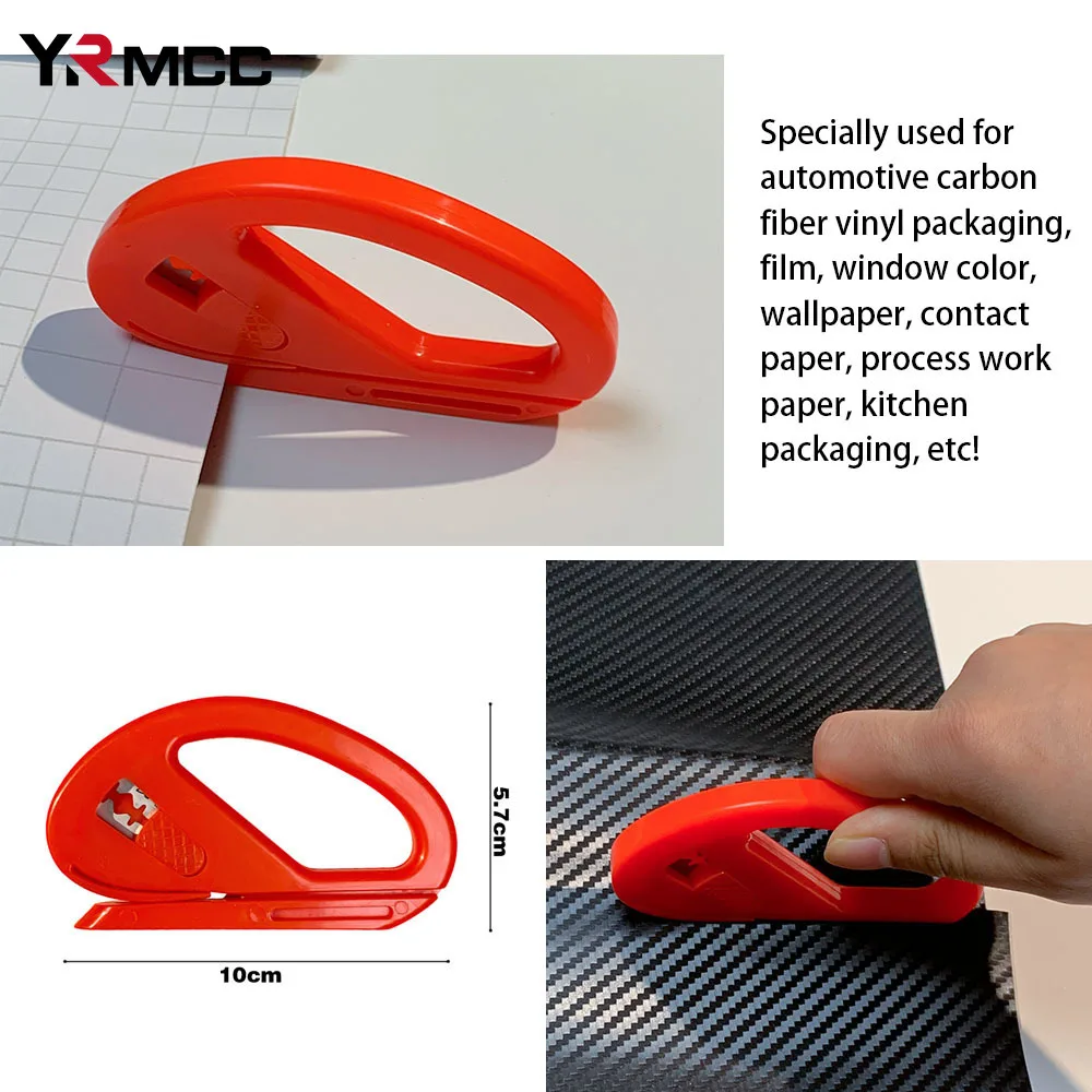 10PCS Car Film Wrap Tools Kit Car Sticker Cutter Auto Window Tint Tools Red Squeegee Knife Vinyl Film Cutting Tool Accessories