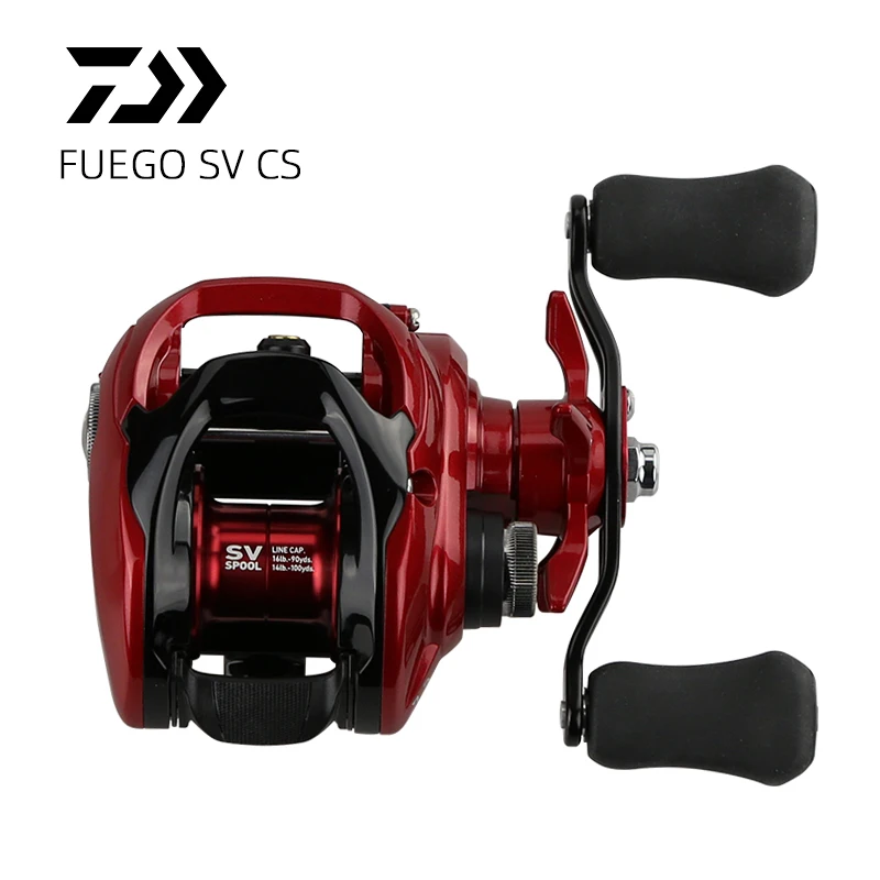 DAIWA FUEGO SV CS 103 Baitcasting Fishing Reel Low Profile 6.3/7.3 Gear Ratio MAX DRAG 5KG 5+1BB