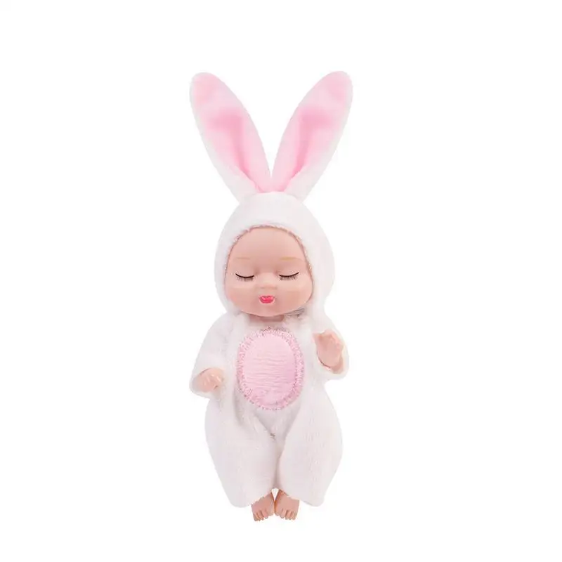 

Kawaii 3.5 inch Simulation Reborn Dolls Toy Mini Cute Sleeping Baby Series Doll Cartoon Animal Toy for Kids Birthday Gift