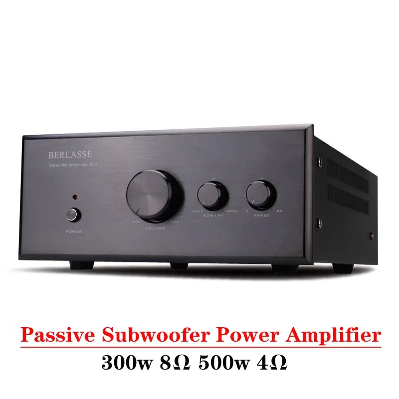 

500w Passive Subwoofer Power Amplifier Mono High Power for 5.1 Home Theater 2.1 Stereo Audio System XLR HIFI Amplifier Audio