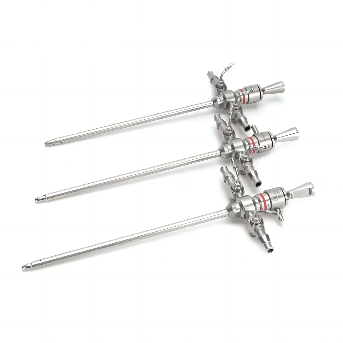 Instrumentos, endoscopio rígido con funda y trocar de 4 mm