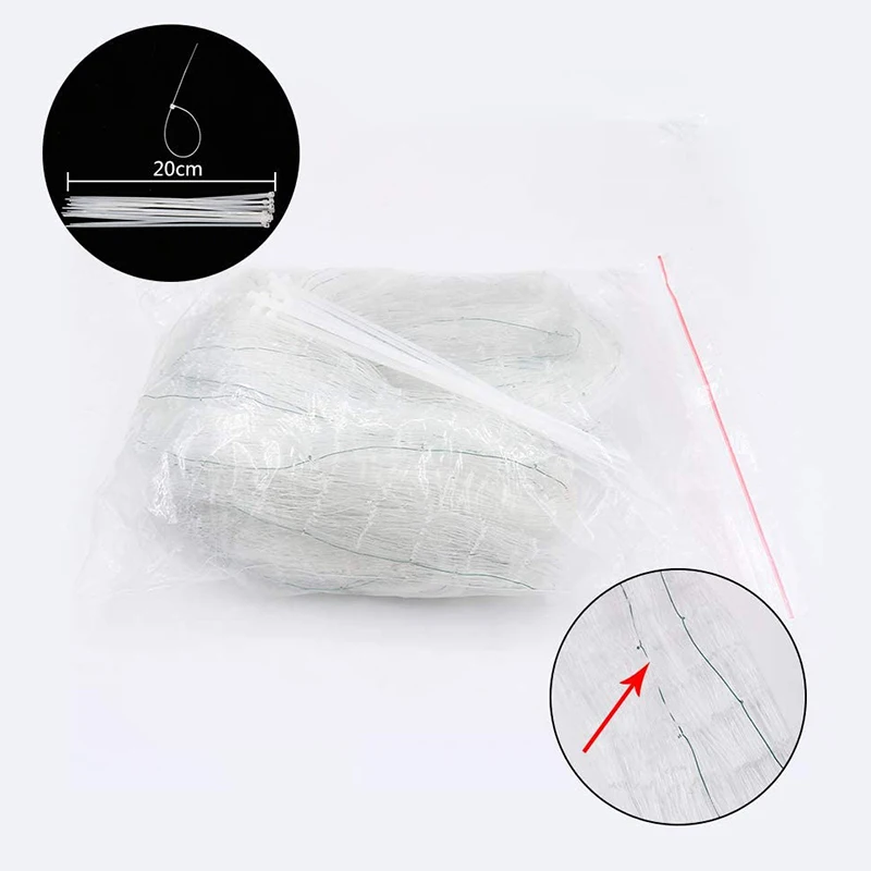 Anti Bird Catcher Netting Pond Net Fishing Net Traps Crops Fruit Tree Vegetables Flower Garden Mesh Protect Pest Control