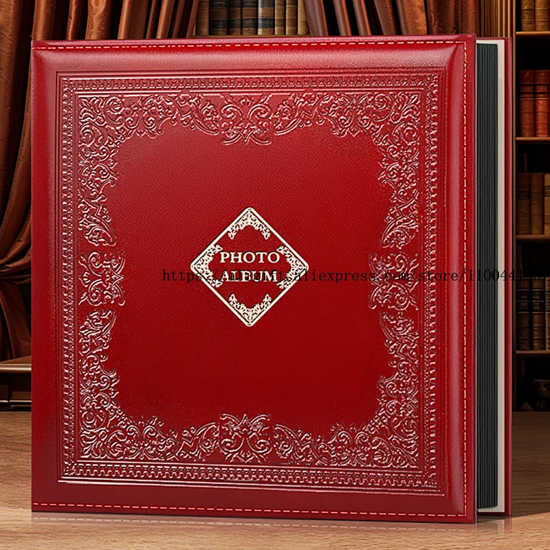 

Quality Leather Self-adhesive Laminated Photo Album 6-inch DIY Photo High-end Large Capacity Home Storage Photo Book