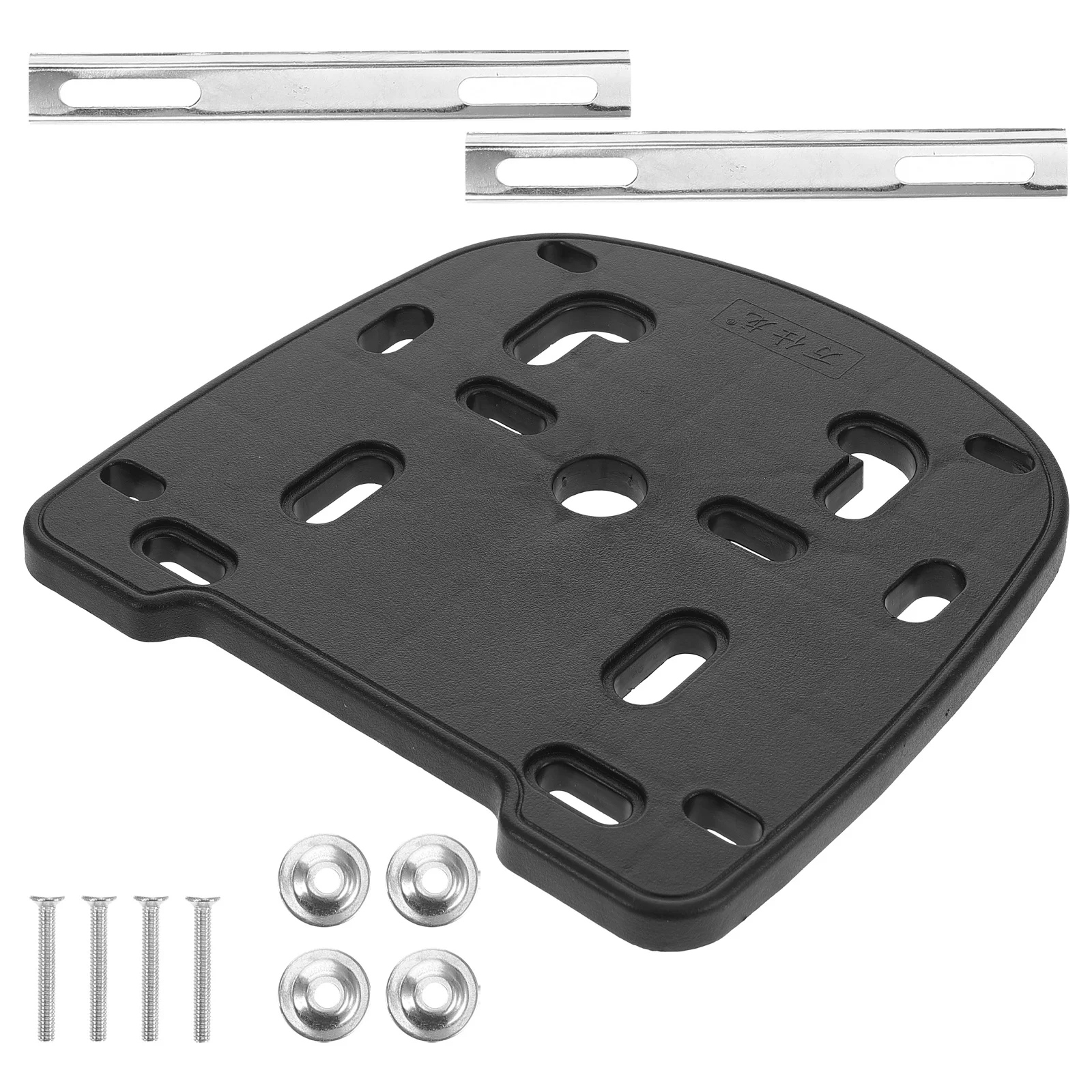 

1 set Universal Motorcycle Trunk Base Plate Thickened Durable Luggage Rack Accessories Fixed Screw Storage Tail BoxBracket