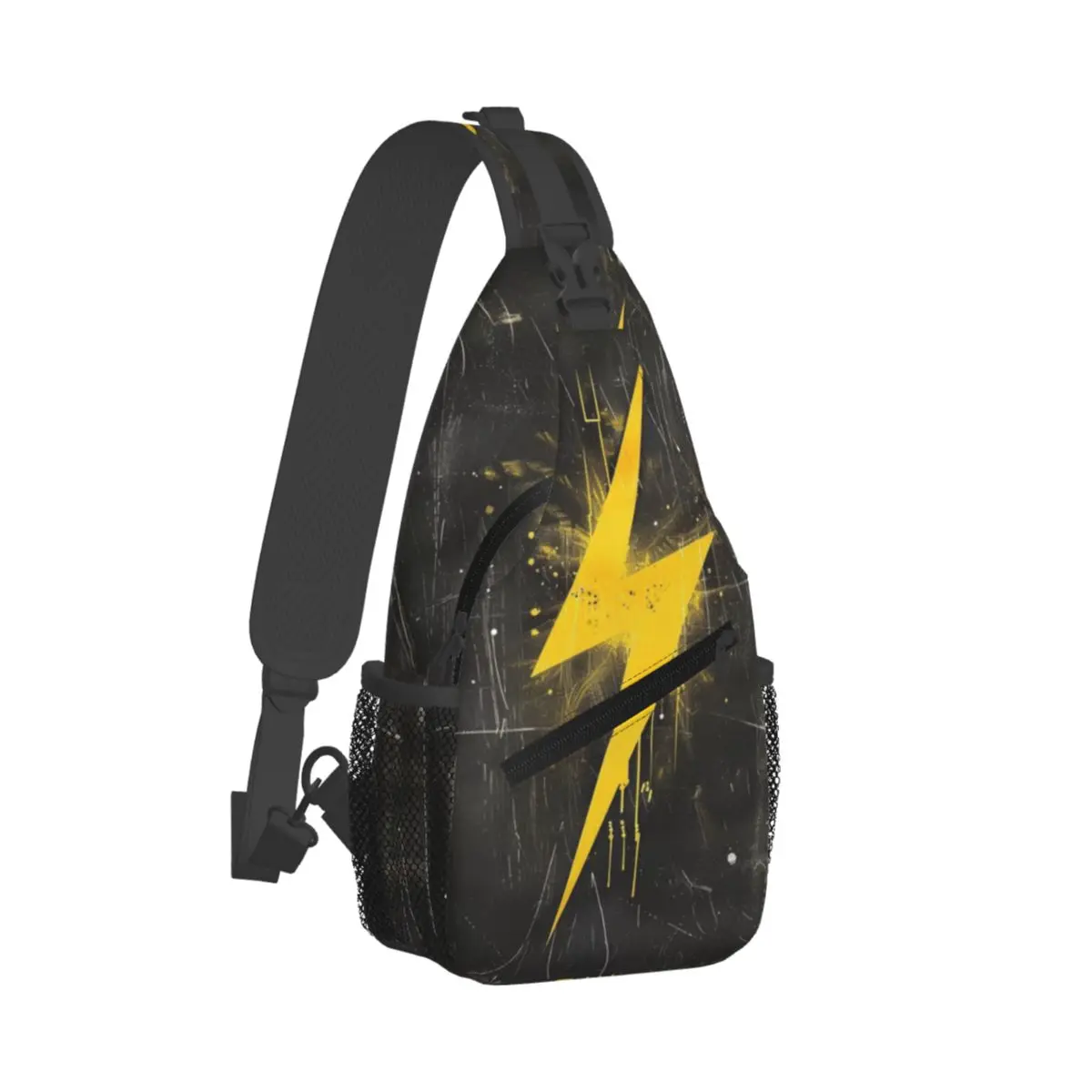 Yellow Lightning,The-Flash Trendy cross chest bag diagonally, a fashionable backpack designed specifically for outdoor sports