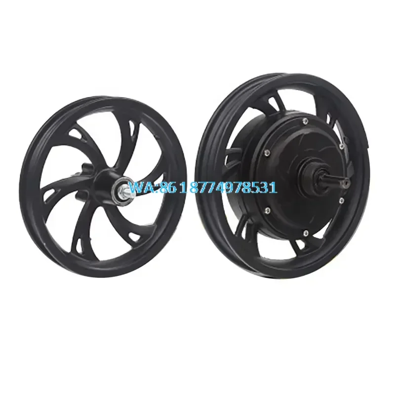 Wmwmnu 250W 12 Inch Brushless High Speed Hub Motor 36V 48V for Lithium Folding Scooter