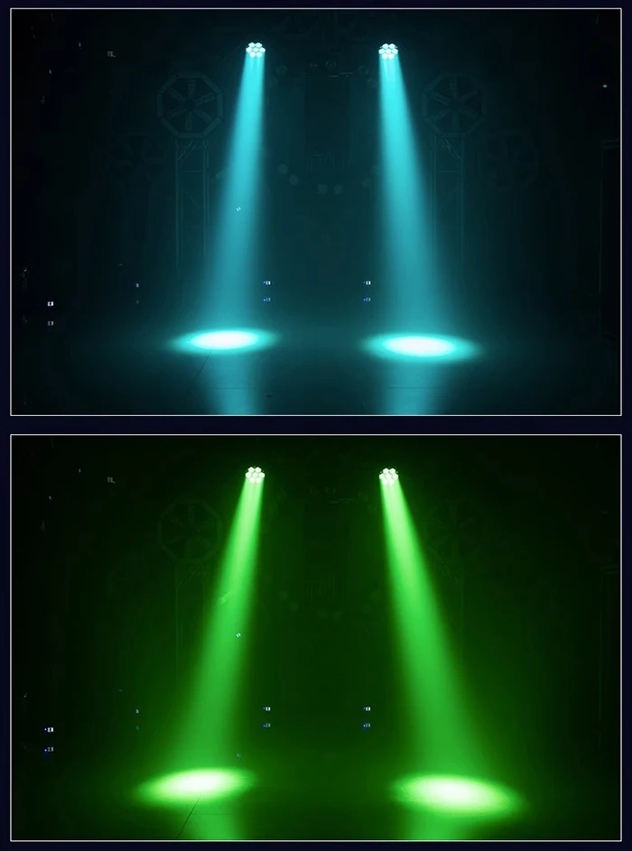 7x40W RGBW 4 in 1 LED Hohe Helligkeit Bee Eye Moving Head Licht Bühne Strobe Strahl Zoom Professionelle DJ Party Hochzeit Leistung – Detail 6