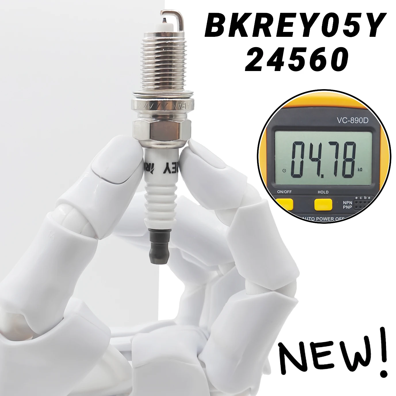 4/20pcs 22401-50Y05 Normal Spark Plug Fit For Nissan For BKREY05Y 24560 22401-50Y06 BKR6E-11 2240150Y05 BKR6E11 2240150Y06 #OEM