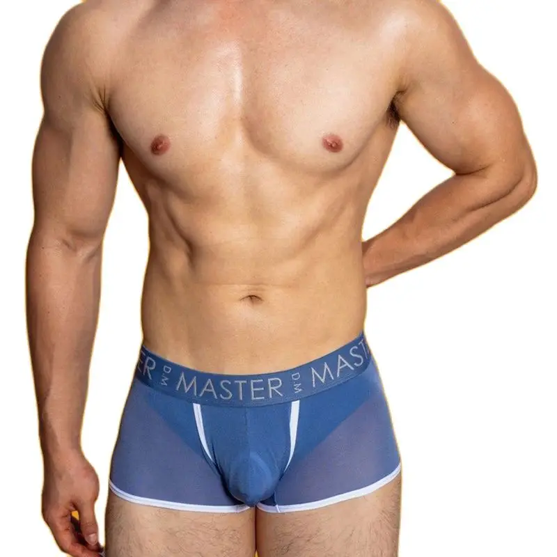 Underwear Sexy Man Panties Boxers Man Silk Comfortable Men Underpants Solid Quick Dry Briefs Hot Underwear Men Cueca