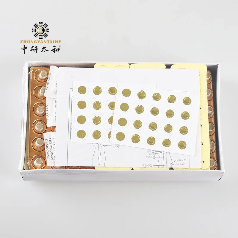 Moxibustion เกาหลีฝังเข็ม 100% Wormwood Mugwort Moxibustion Mini Moxa Sticks บนกรวยม้วน 1 กล่อง 216 ชิ้น