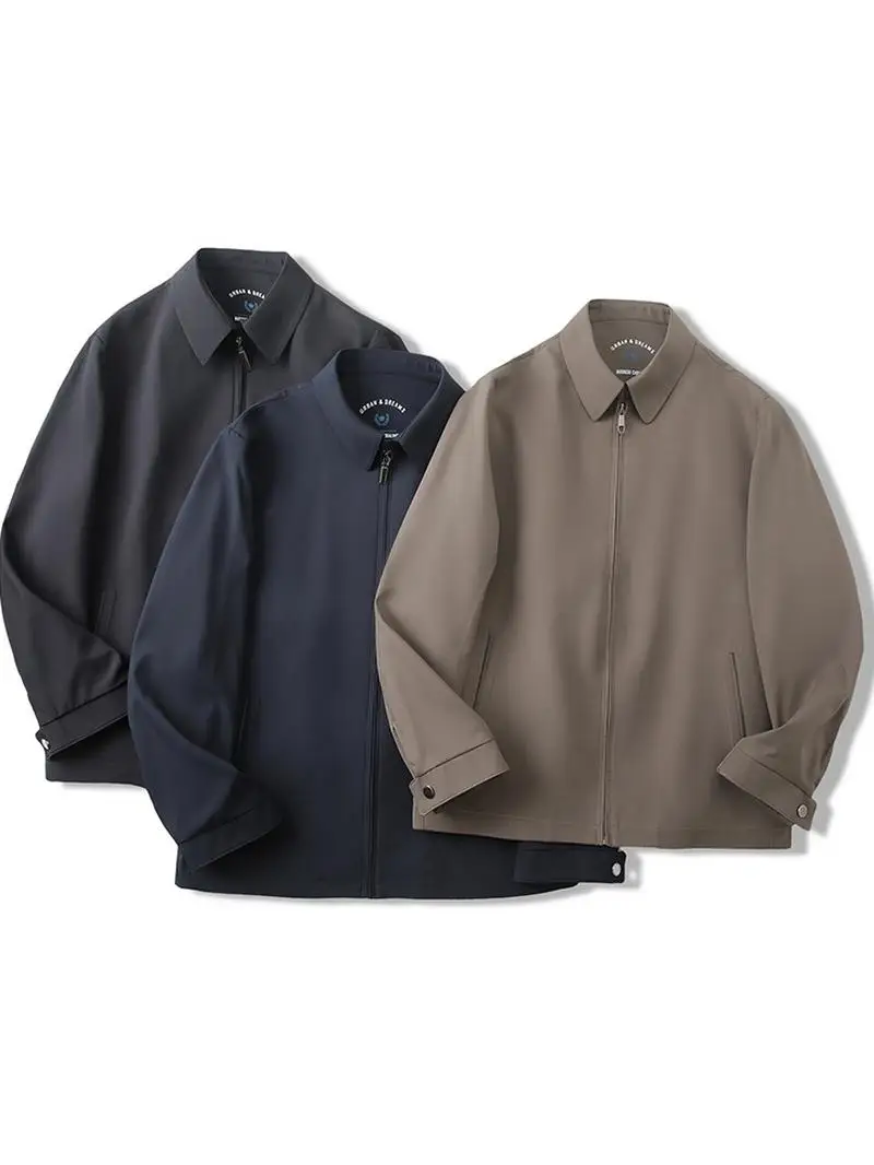 

Advanced Busin Casual Executive Jaet Men's Autumn Winter New Sle Windproof Comfortable Breathable Warm Loose Collar Coat