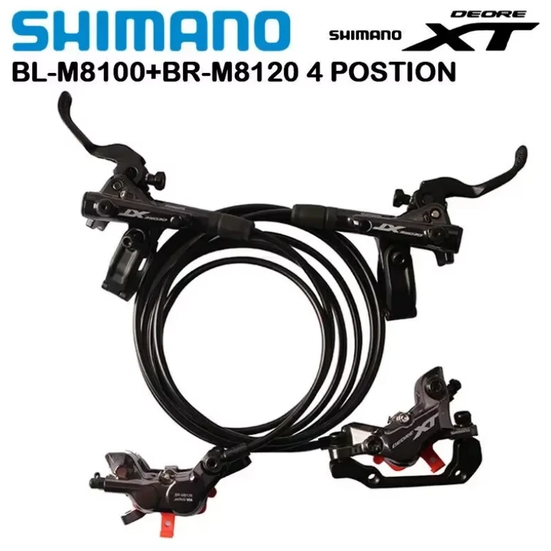 

Shimano XT SLX M8120 M7120 M6120 MT420 4 Piston Mountain Bike Bicycle Hydraulic Disc Brake For MTB Bike Downhill D03S N03A N04C